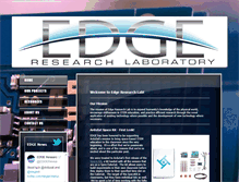 Tablet Screenshot of edgeresearchlab.org